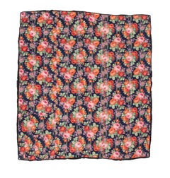 Panel de algodón estampado en rodillo, fabricado para los mercados de Asia Central Mediados del siglo XX Rusia