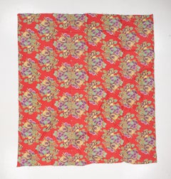 Roller Bedruckte Baumwolltafel, hergestellt für zentralasiatische Märkte  Mitte 20. Jh.  Russland