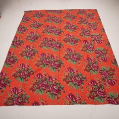 Pannello in cotone stampato a rullo, realizzato per i mercati dell'Asia centrale Metà del XX secolo. Russia