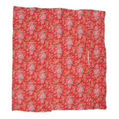 Roller Printed Cotton Panel, Made for Central Asian Markets  Mid 20th C.  Russia