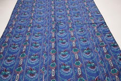 Roller Printed Cotton Panel, Made for Central Asian Markets  Mid 20th C.  Russia
