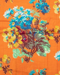 Walzenbedrucktes Baumwollpaneel, hergestellt für zentralasiatische Märkte Mitte des 20.