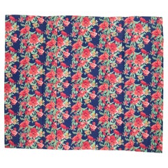 Panel de algodón estampado en rodillo, fabricado para los mercados de Asia Central  Rusia, mediados del siglo XX