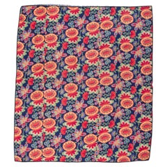 Panel de algodón estampado en rodillo, fabricado para los mercados de Asia Central  Mediados del siglo XX  Rusia