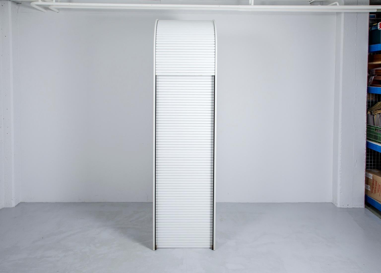 Painted Roller Shutter Wardrobe by Kurt Vogt for Thut Möbel For Sale