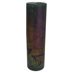 Roller Vase in Iridescent Glass. Austrian Work. Attributed to Loetz. Circa 1970 Roller Vase in Iridescent Glass. Austrian Work. Attributed to Loetz. Circa 1970
