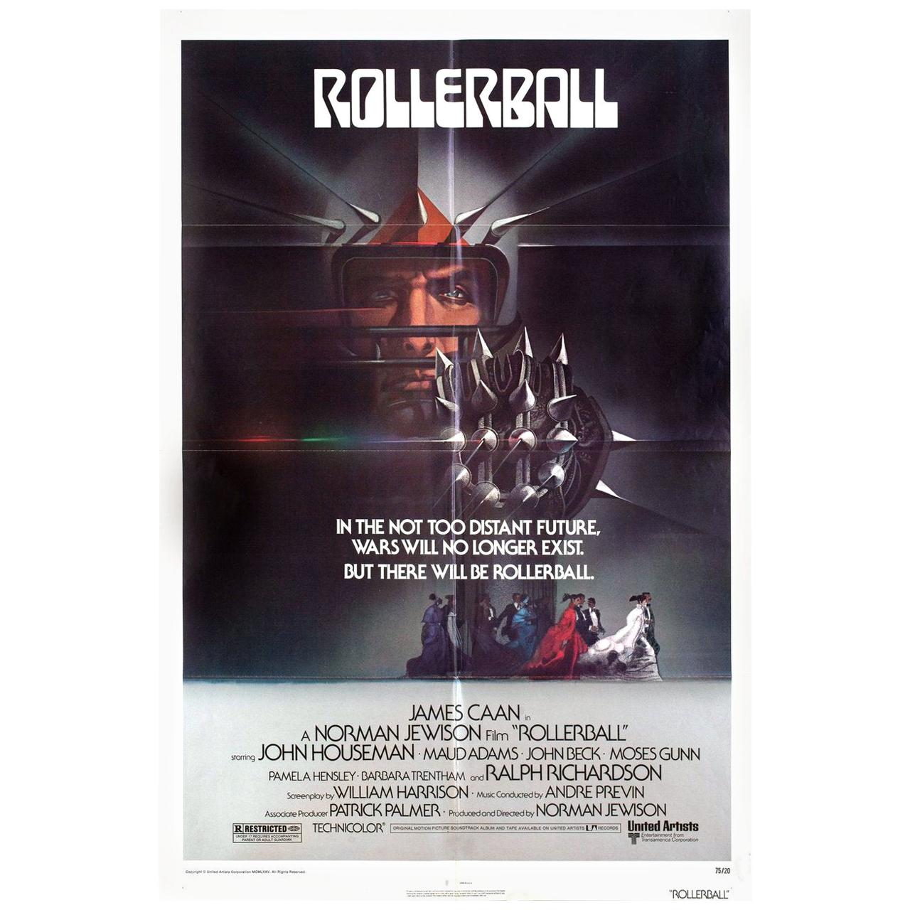 Rollerball 1975 U.S. One Sheet Film Poster