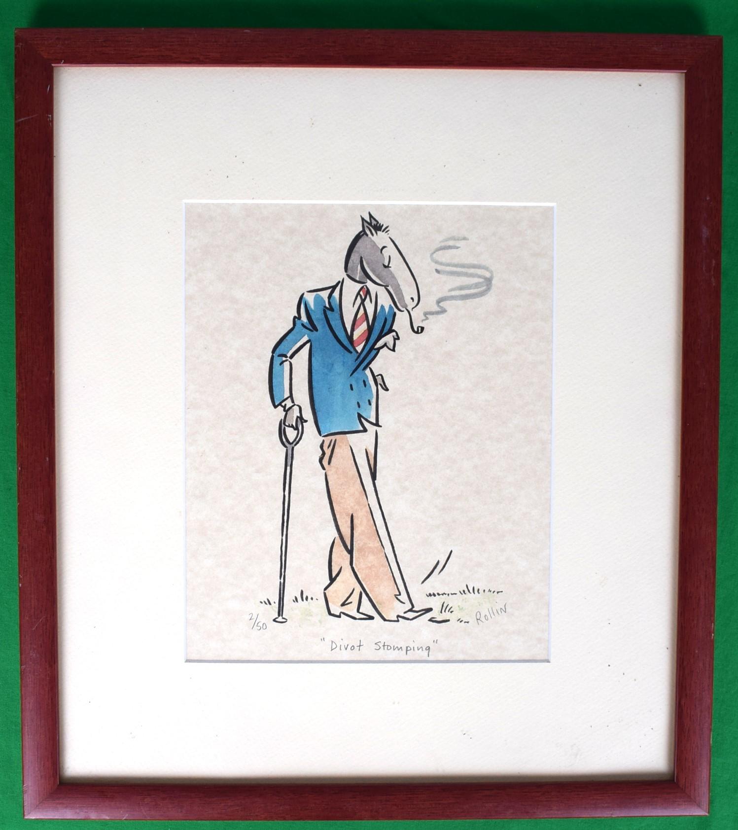 "Divot Stomping" by Rollin McGrail - Print by Rollin McGrail 