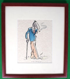 Vintage "Divot Stomping" by Rollin McGrail