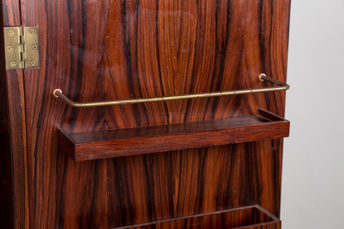 Bar roulant et extensible, norvégien, en bois de rose par Torbjørn Afdal pour Bruksbo 3