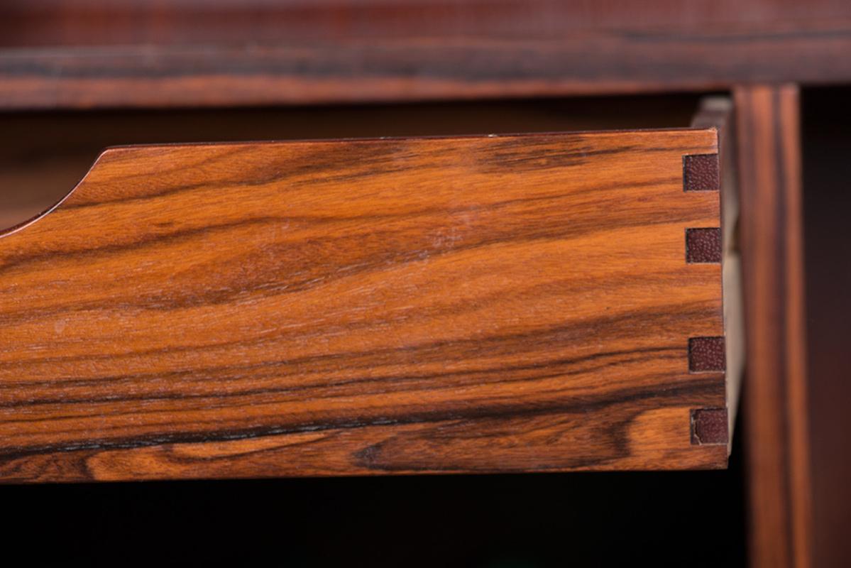 Bar roulant et extensible, norvégien, en bois de rose par Torbjørn Afdal pour Bruksbo 6