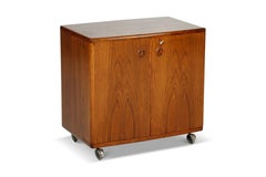 Rolling Bar-Schrank aus Palisanderholz von CFC Silkeborg