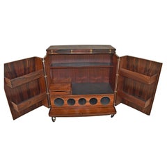 Rolling Bar Cabinet in Rosewood from CFC Silkeborg