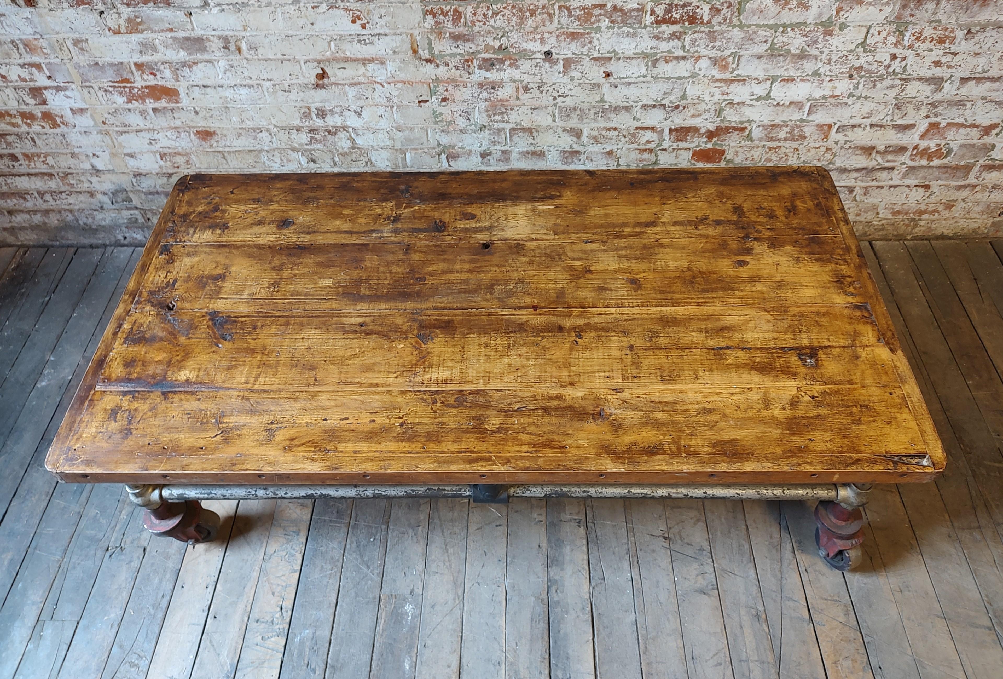American Rolling Coffee Table / Cart