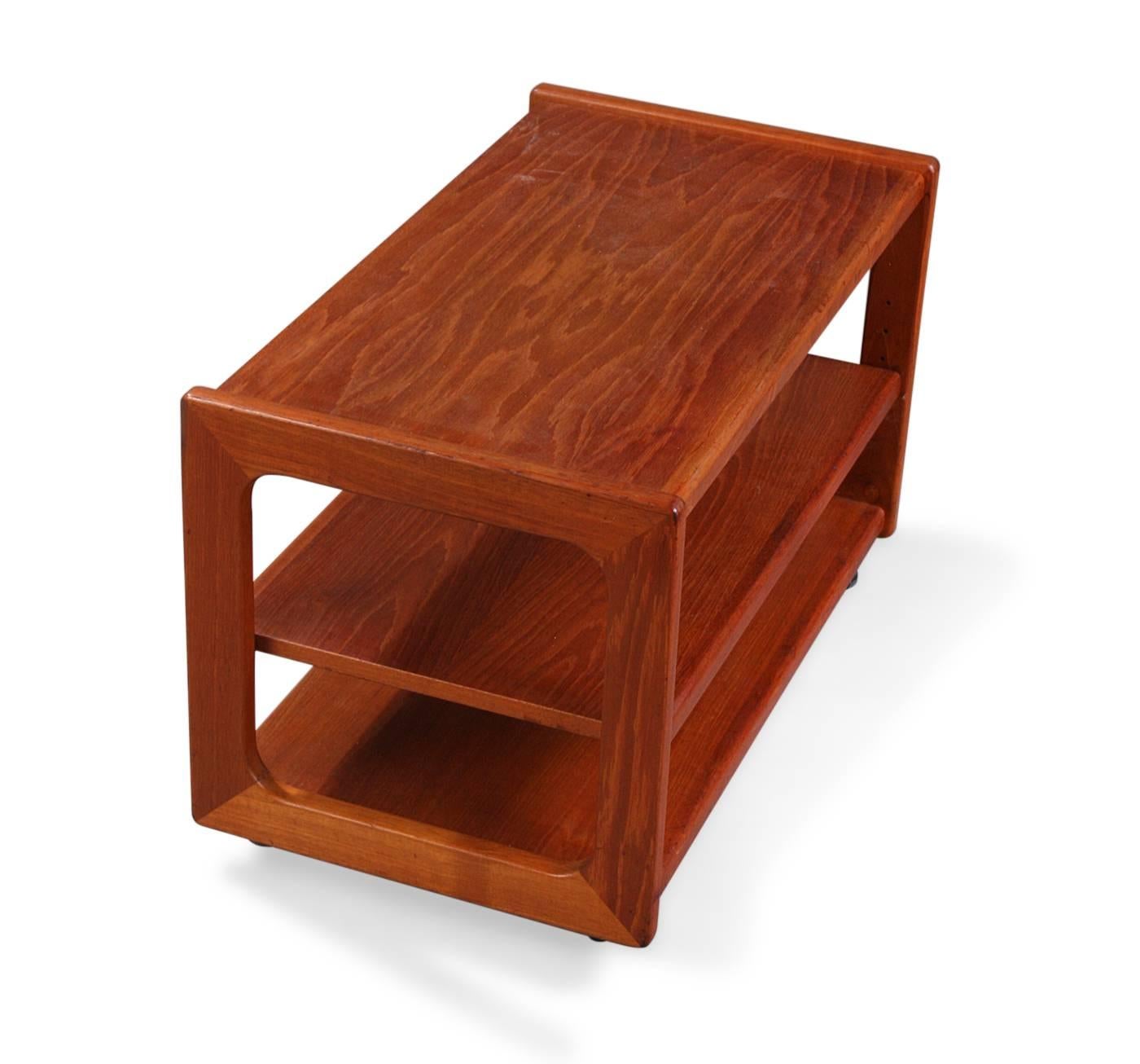 Rolling Coffee Table For Sale 1