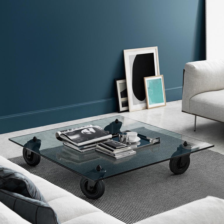 Rolling Coffee Table For Sale at 1stdibs