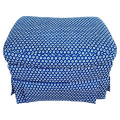 Used Rolling English Ottoman