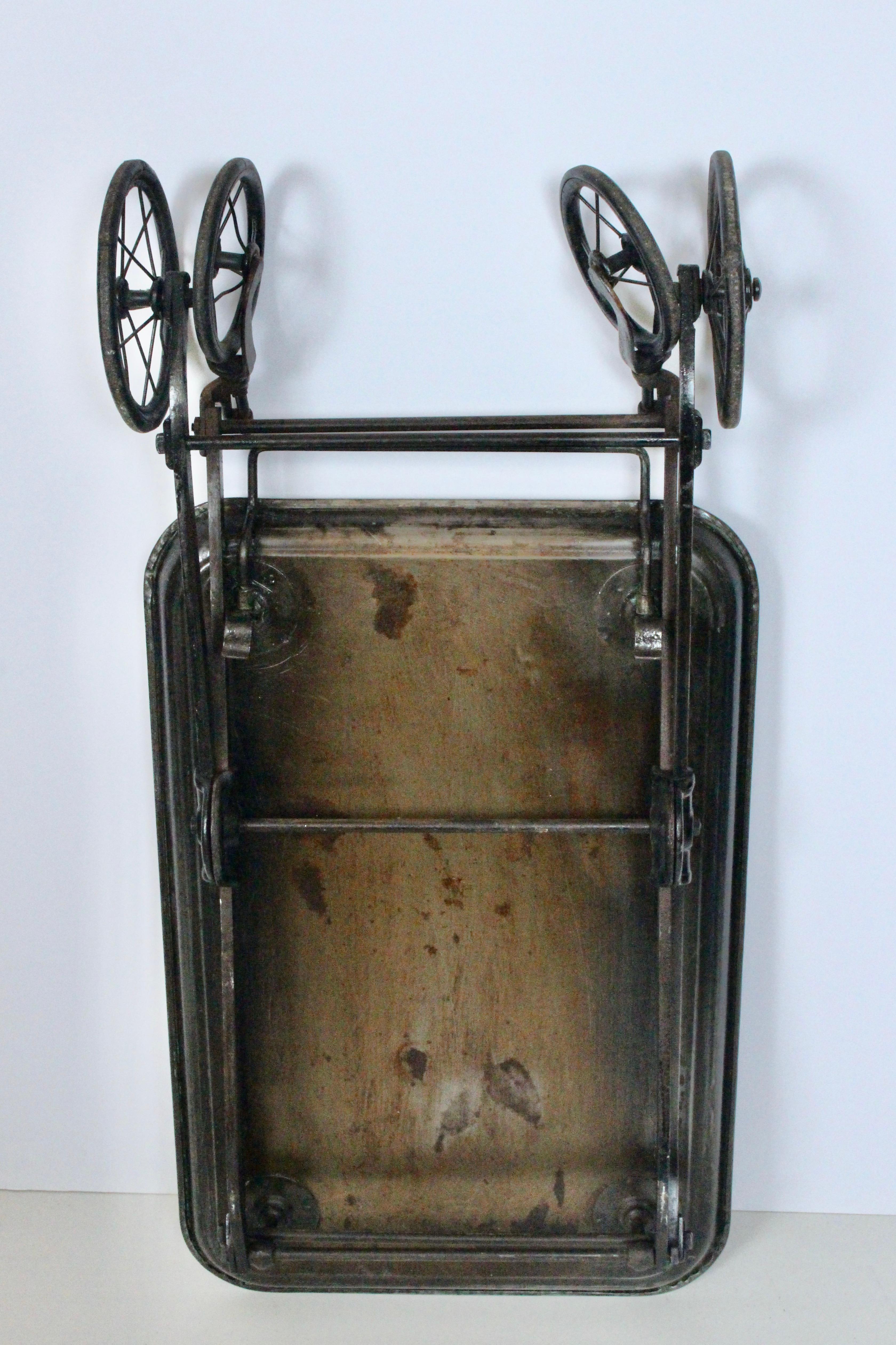Edwardian Hotel Tea Cart, Beverage Cart, Serving Cart, Circa 1890's 11