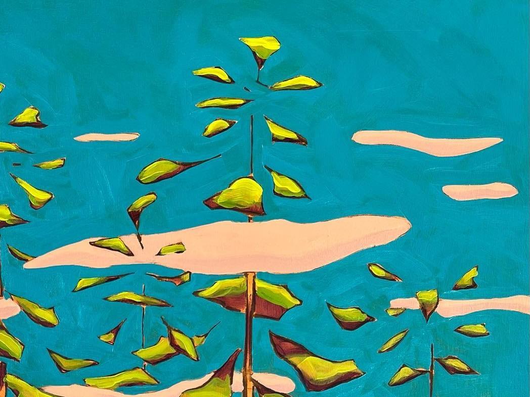 Rolling In von James Mattison, 24x36, Öl auf Wood Canvas, 2022 (amerikanisch) im Angebot