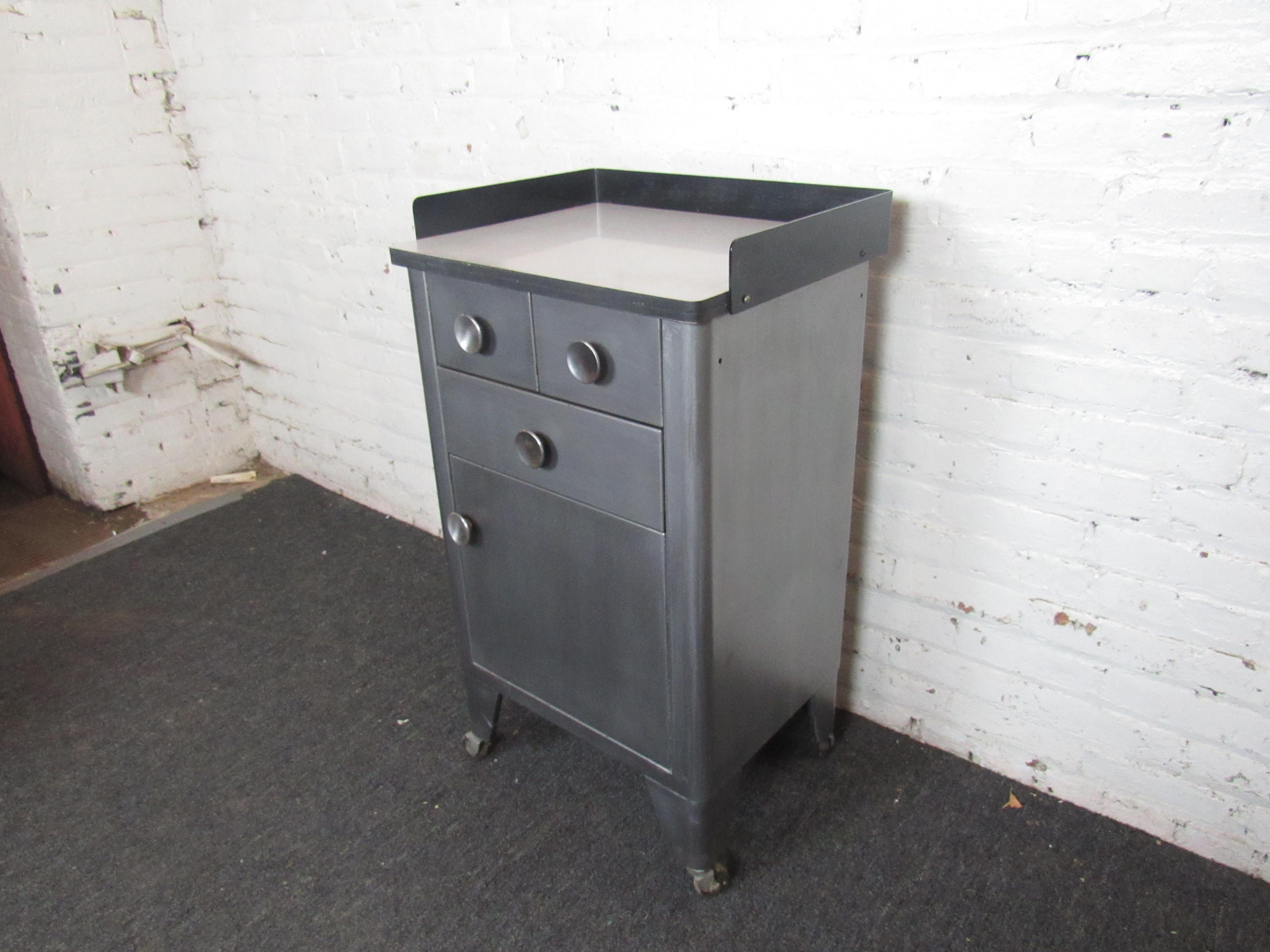 20th Century Rolling Industrial Cabinet