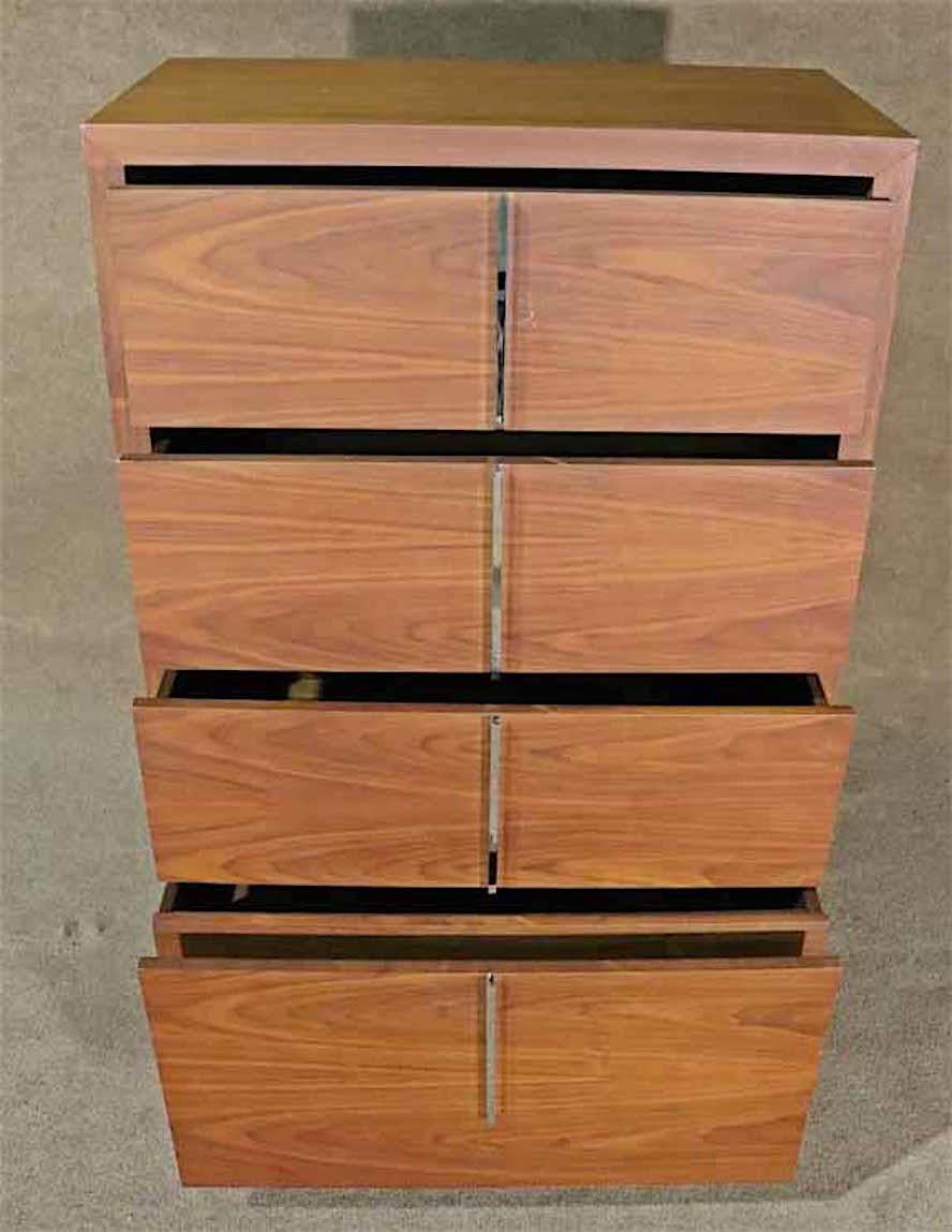 Mid-Century Modern Rolling Mid-Century Dresser For Sale