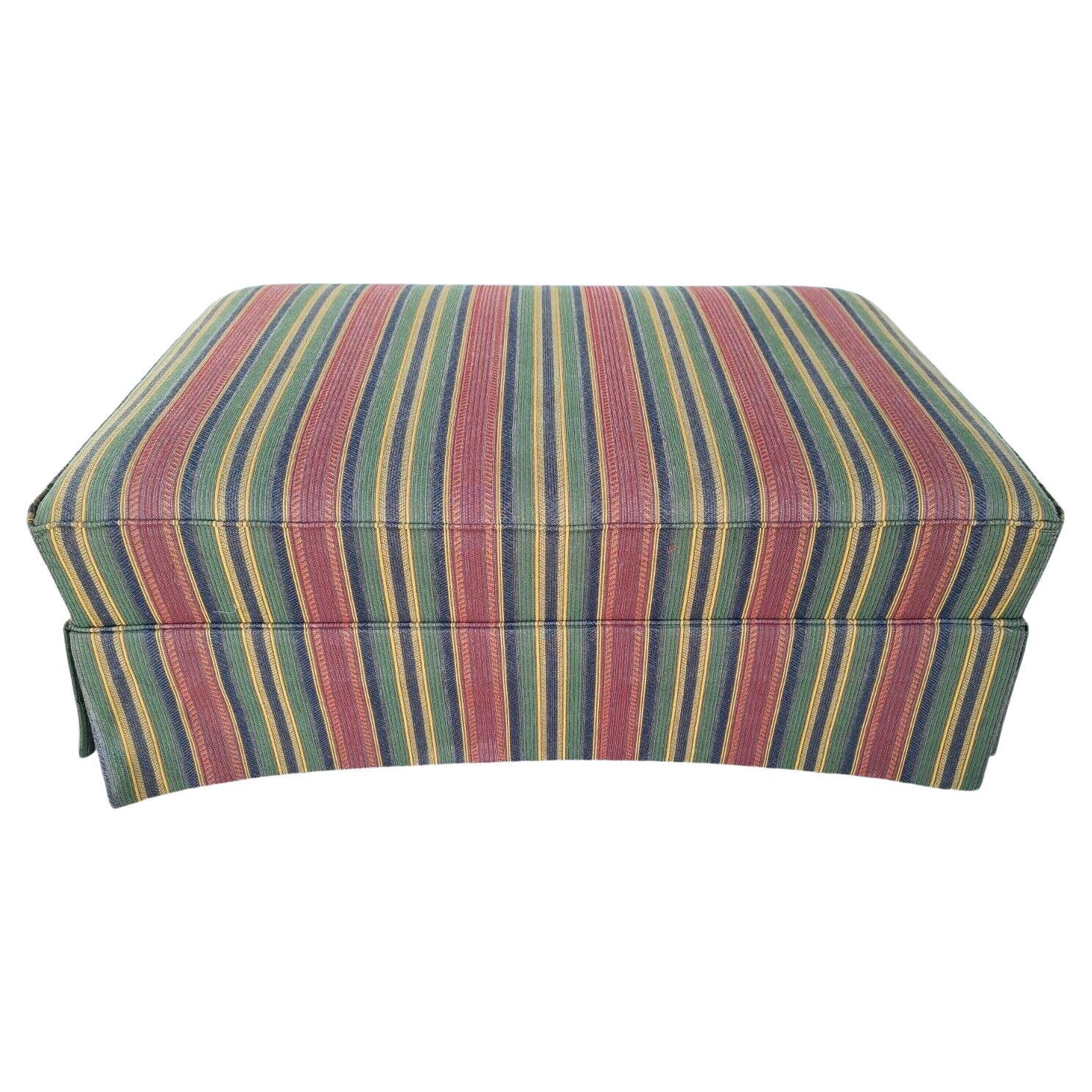 Rolling Ottoman Bench by Sherrill Furniture For Sale