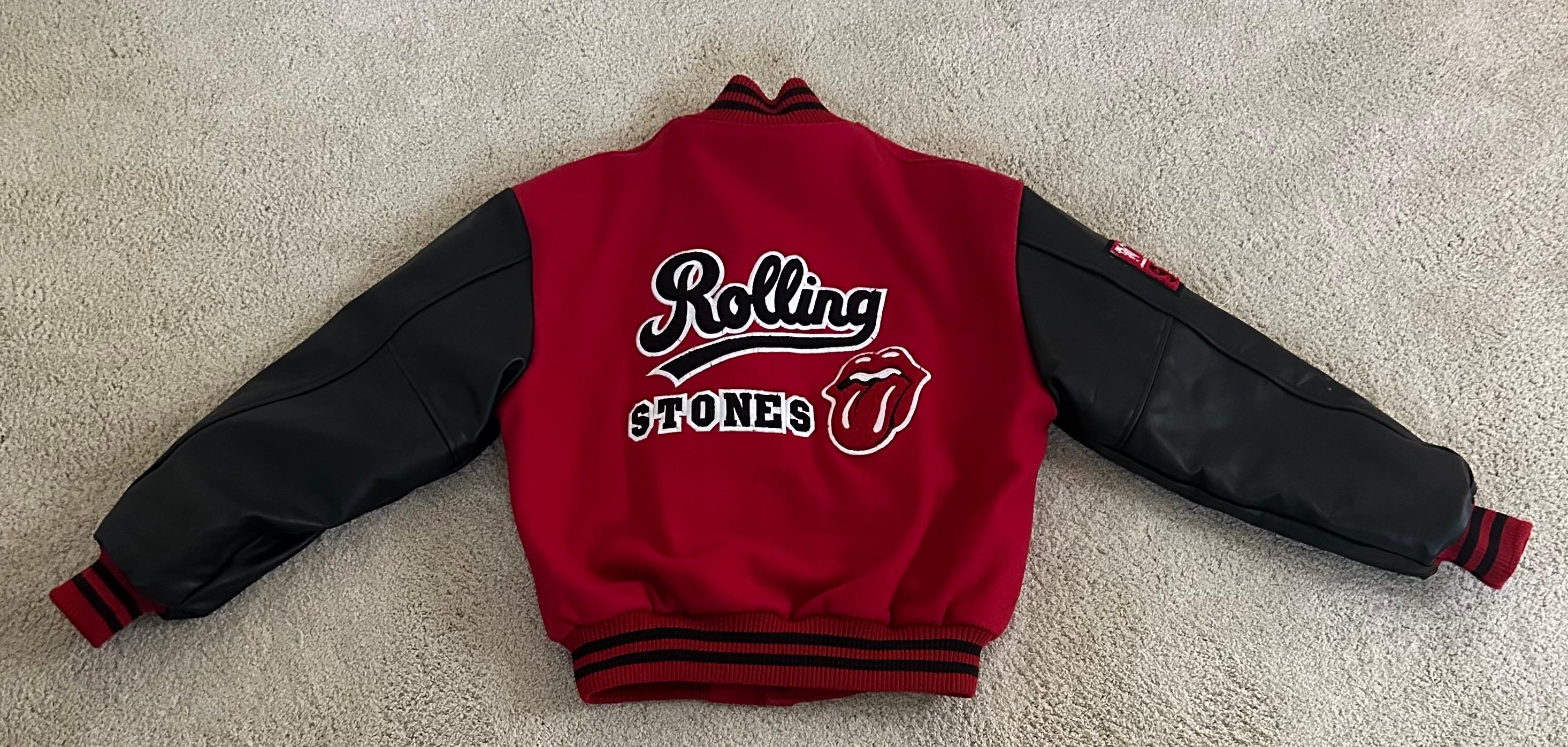The Rolling Stones 1997/98 World Tour Concert Letterman's / Bomber Jacket - Rare en vente 5