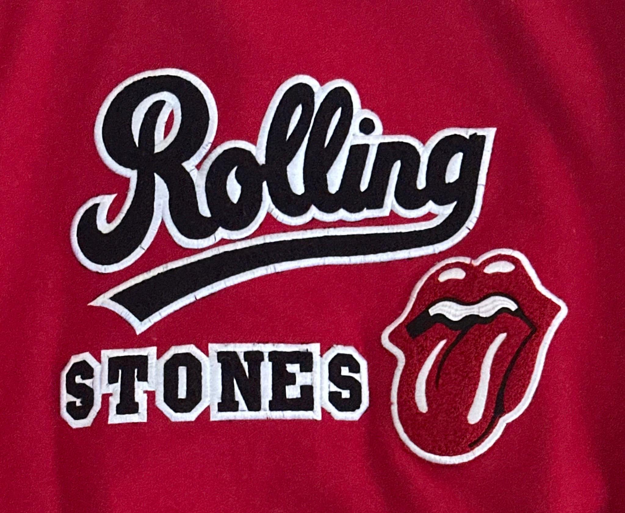 The Rolling Stones 1997/98 World Tour Concert Letterman's / Bomber Jacket - Rare en vente 6
