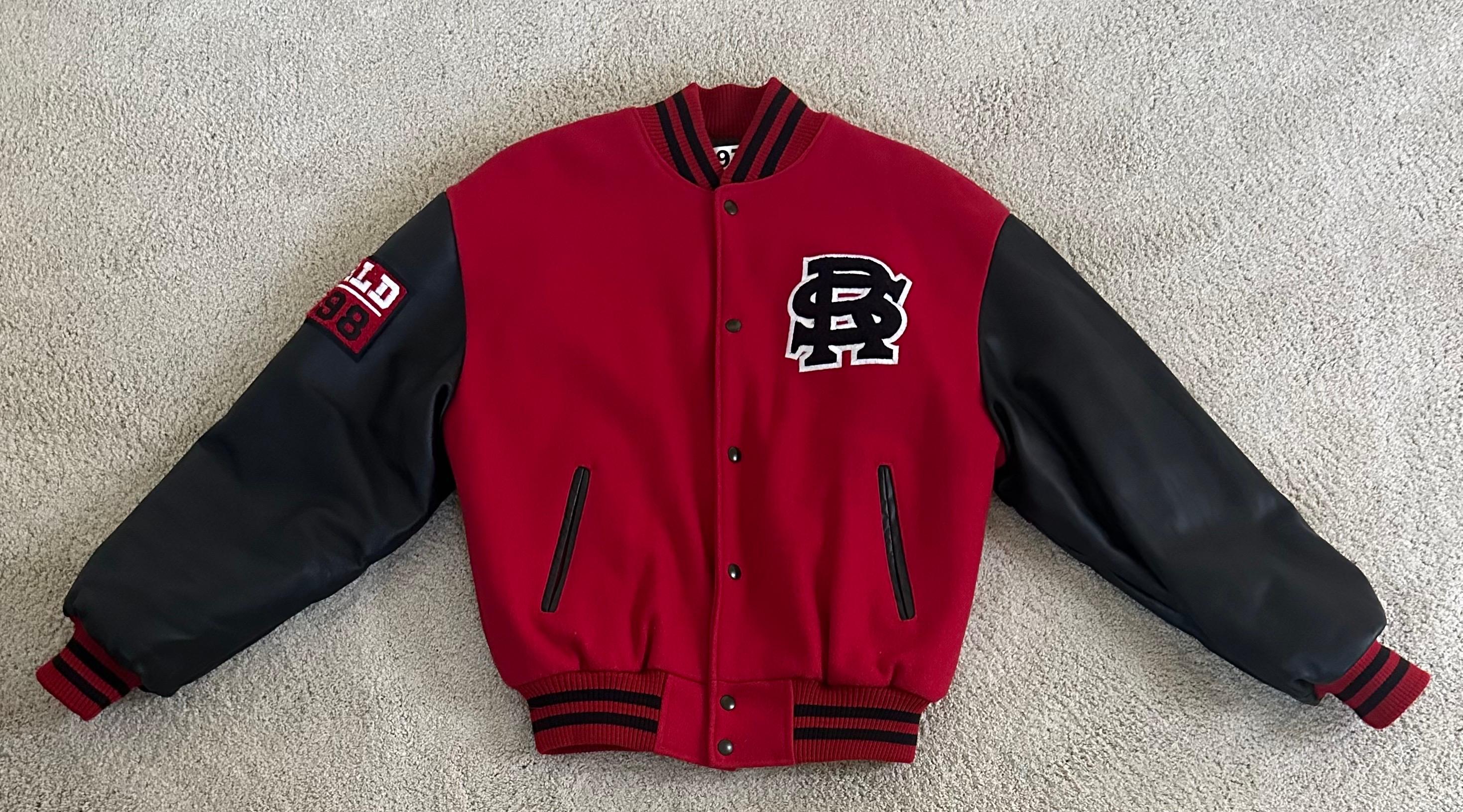 The Rolling Stones 1997/98 World Tour Concert Letterman's / Bomber Jacket - Rare en vente 1