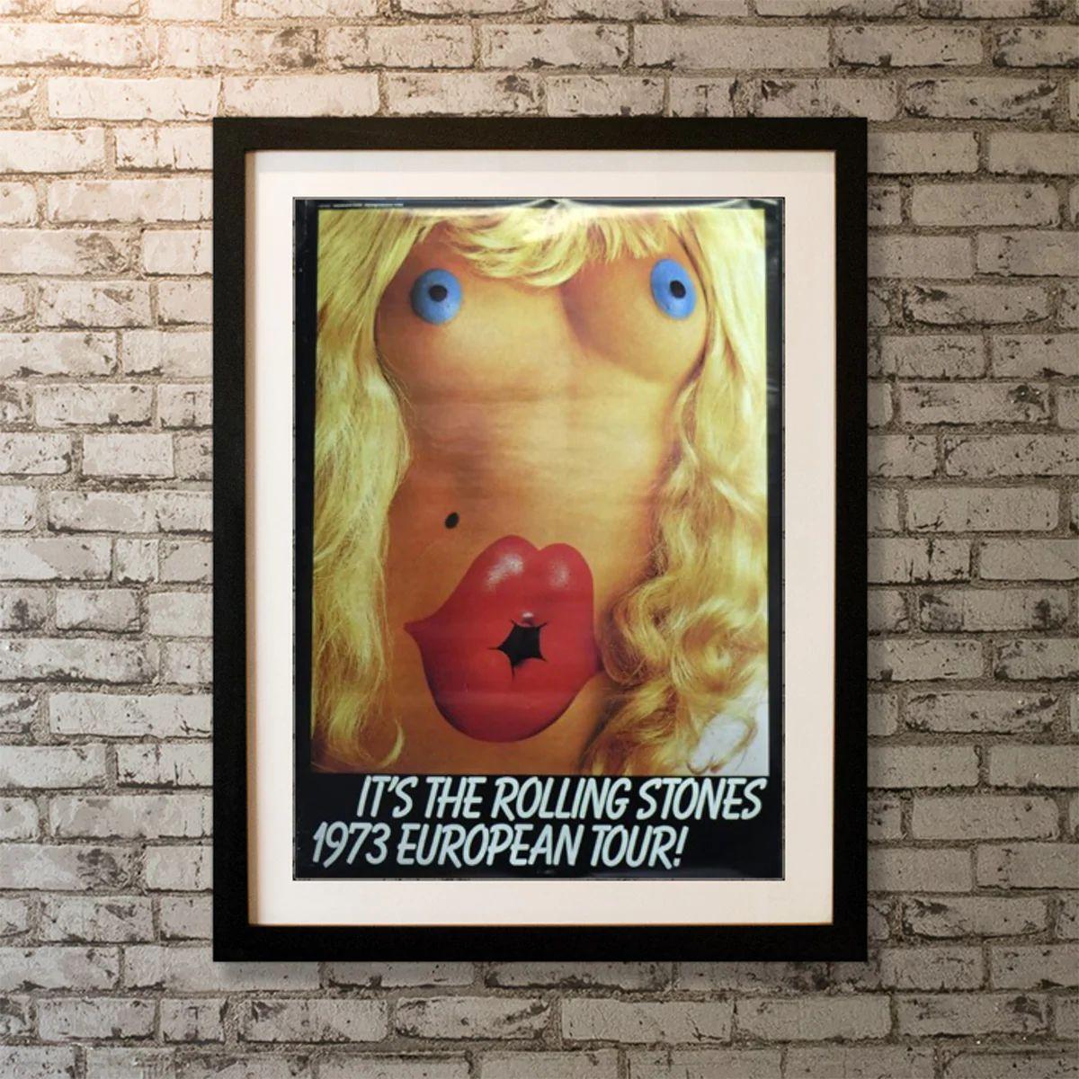 Rolling Stones European Tour, Unframed Poster, 1973

Original UK 1 Sheet (23 X 33 Inches). A striking design for the Rolling Stones 1973 European Tour poster (23