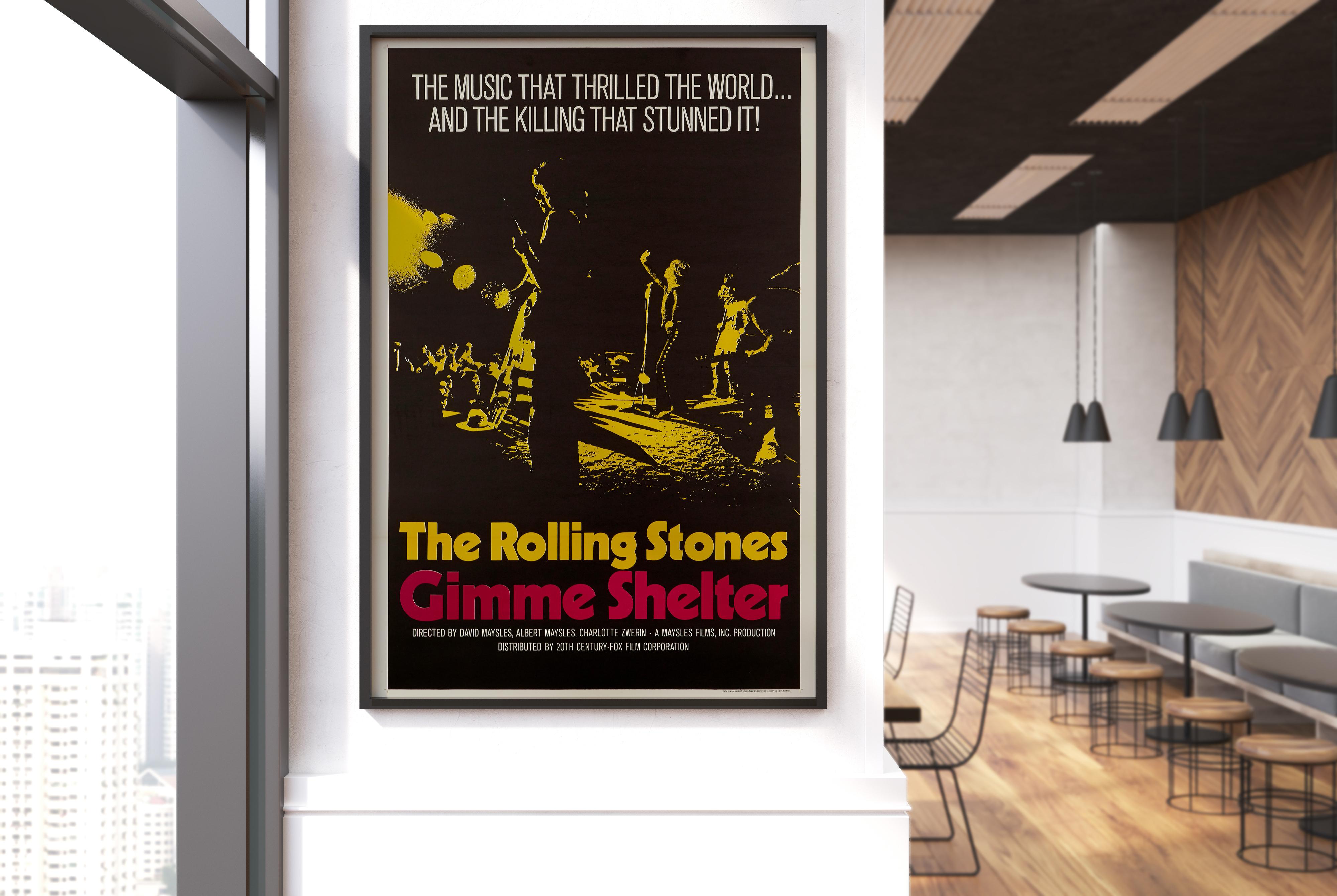 rolling stones gimme shelter poster