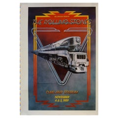Rolling Stones in Oakland, Unframed Poster, 1989