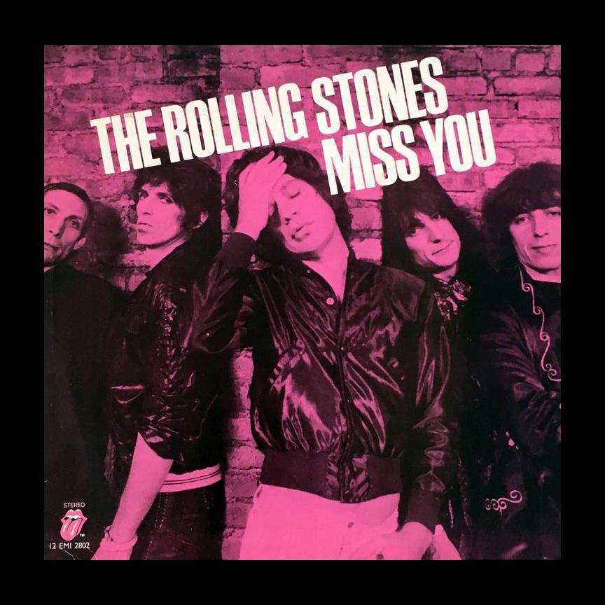 Bohemian Rolling Stones Record Art 'Mick Jagger, Keith Richards'