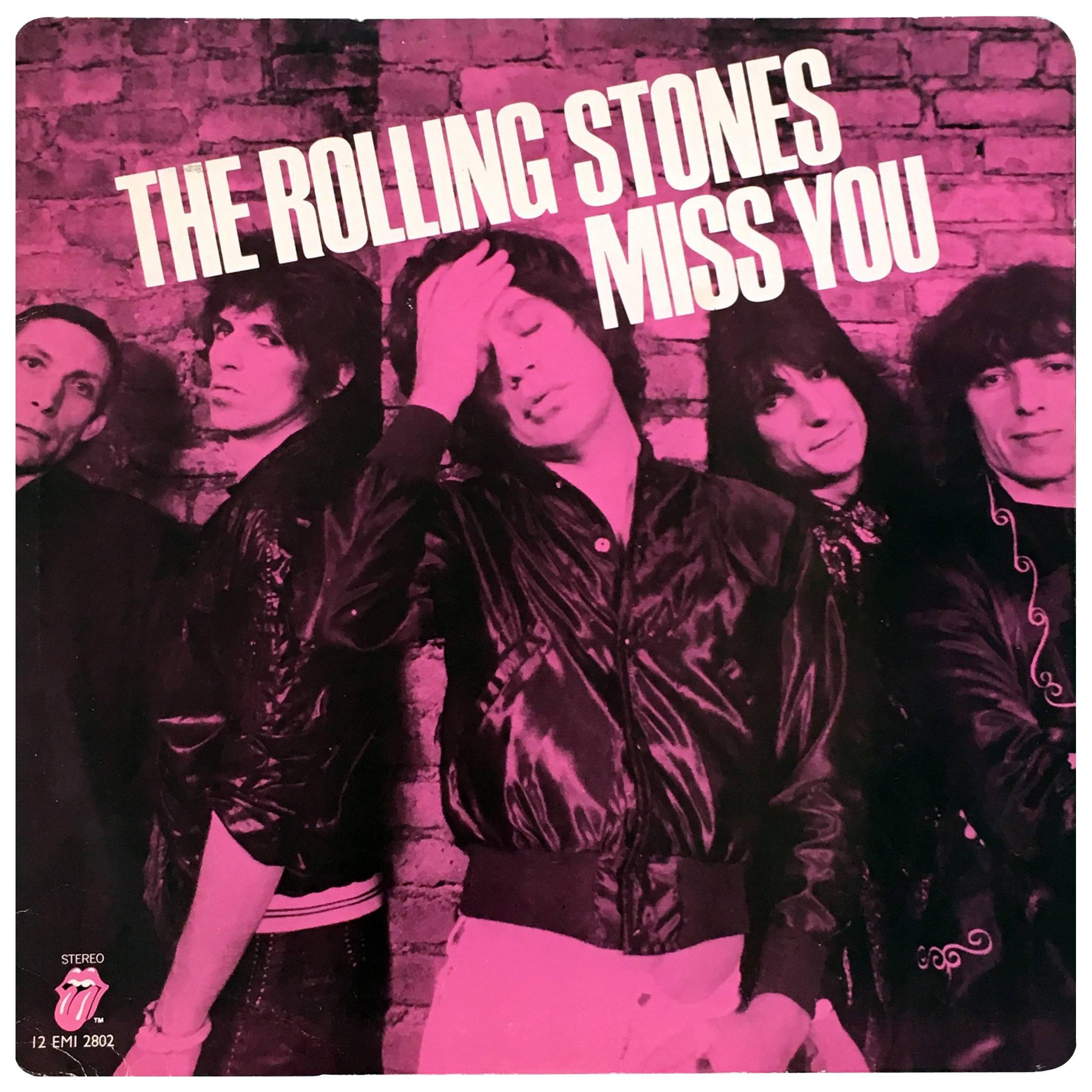 Rolling Stones Record Art 'Mick Jagger, Keith Richards'