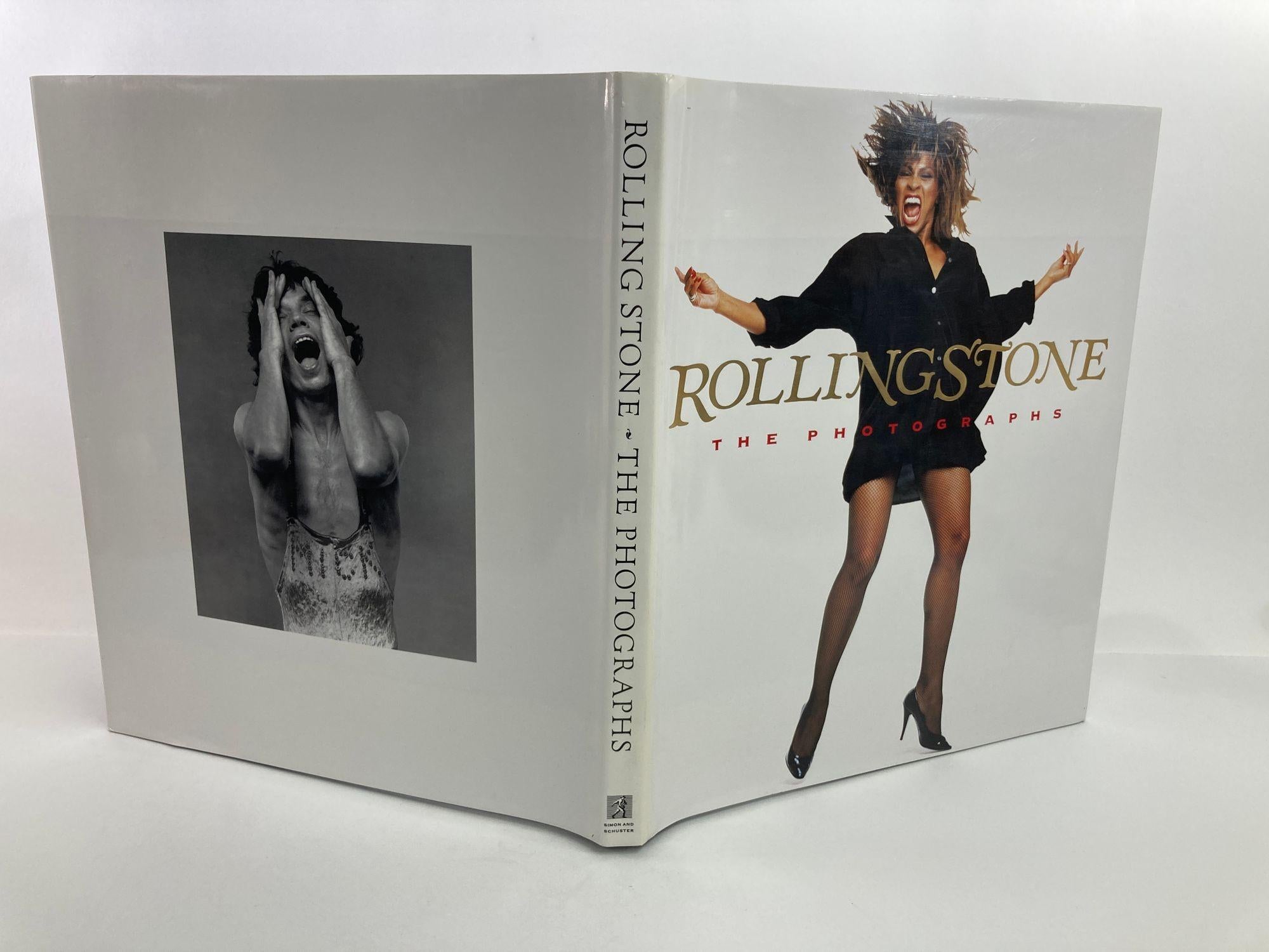 Rolling Stones the Photographs 1989 Hardcover.
1st edition, 1st printing.
Taken between 1967 and the present, these 150 pictures by 35 photographers are reprinted from Rolling Stone.
Tina Turner is one of the famous faces of rock. This great