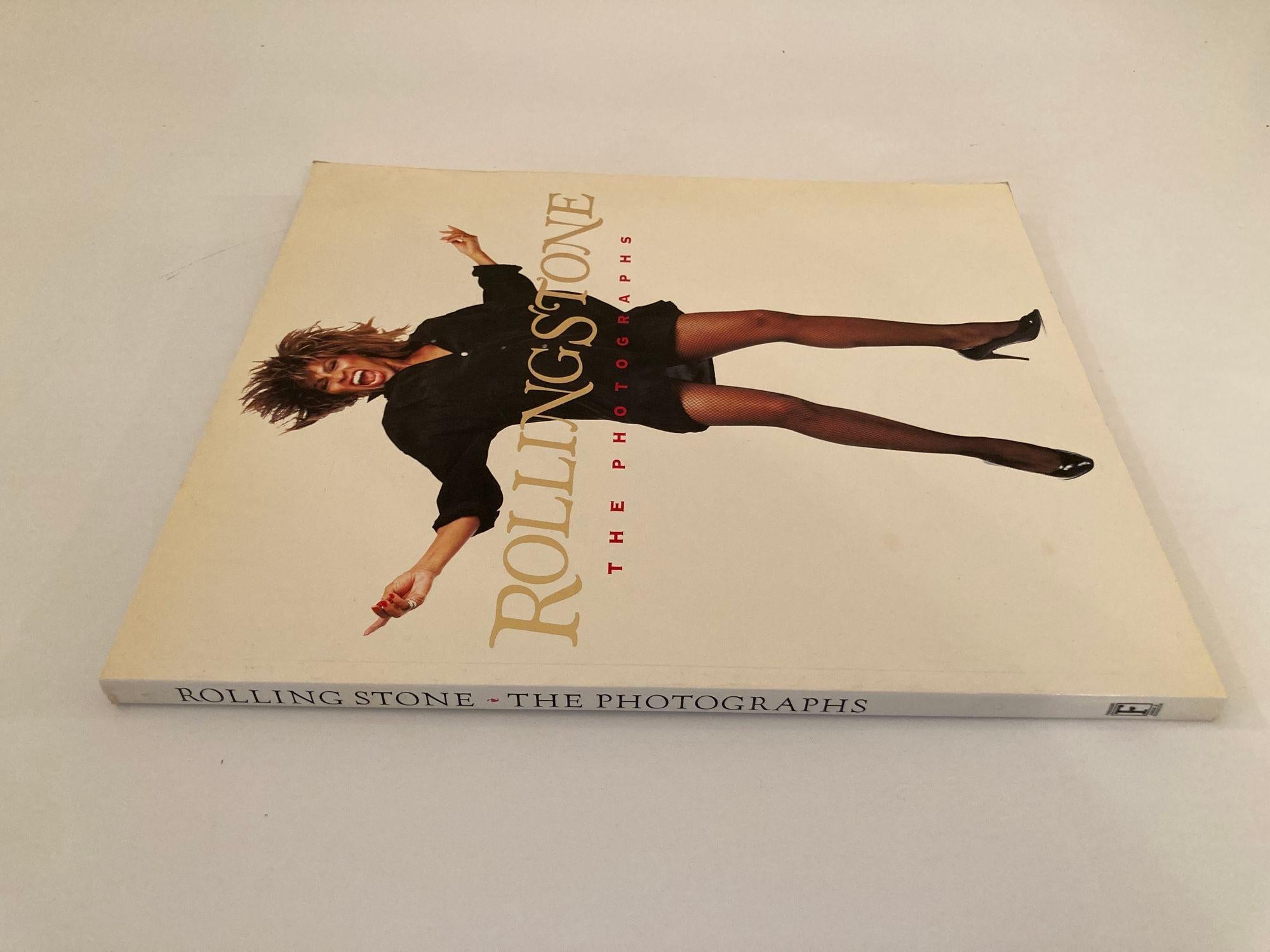 olling Stones the Photographs 1993 softcover. 1st edition, 1st printing.
Taken between 1967 and the present, these 150 pictures by 35 photographers are reprinted from Rolling Stone.
Tina Turner is one of the famous faces of rock.
This great