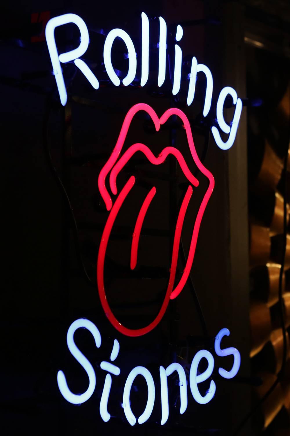 Rolling Stones Wandleuchte Neon (Französisch)