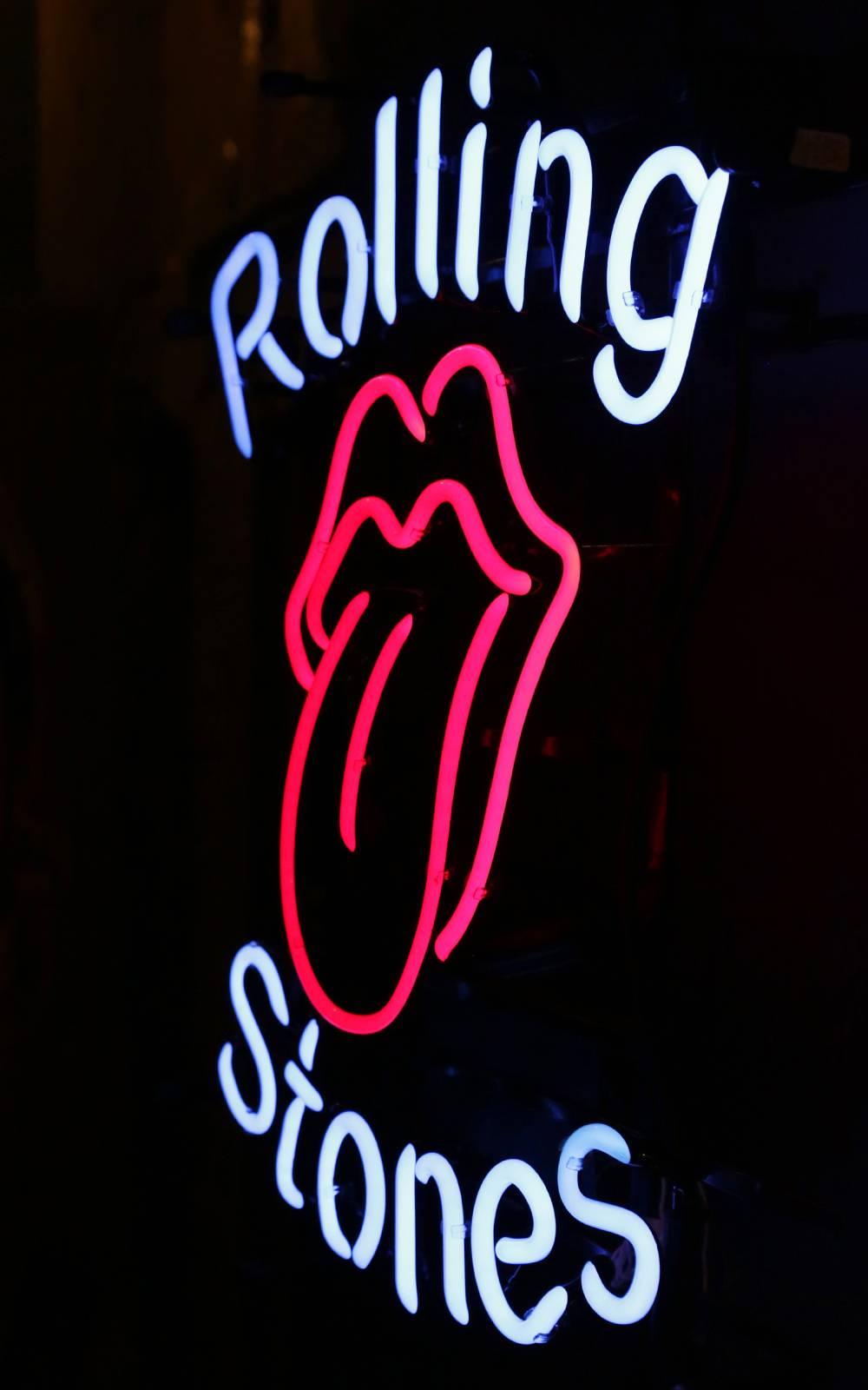 Rolling Stones Wandleuchte Neon (Handgefertigt)