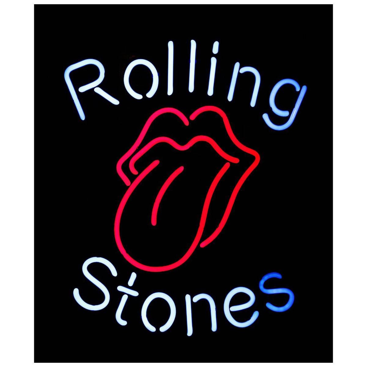 Rolling Stones Wandleuchte Neon