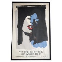 Vintage Rolling Stones World Tour Poster