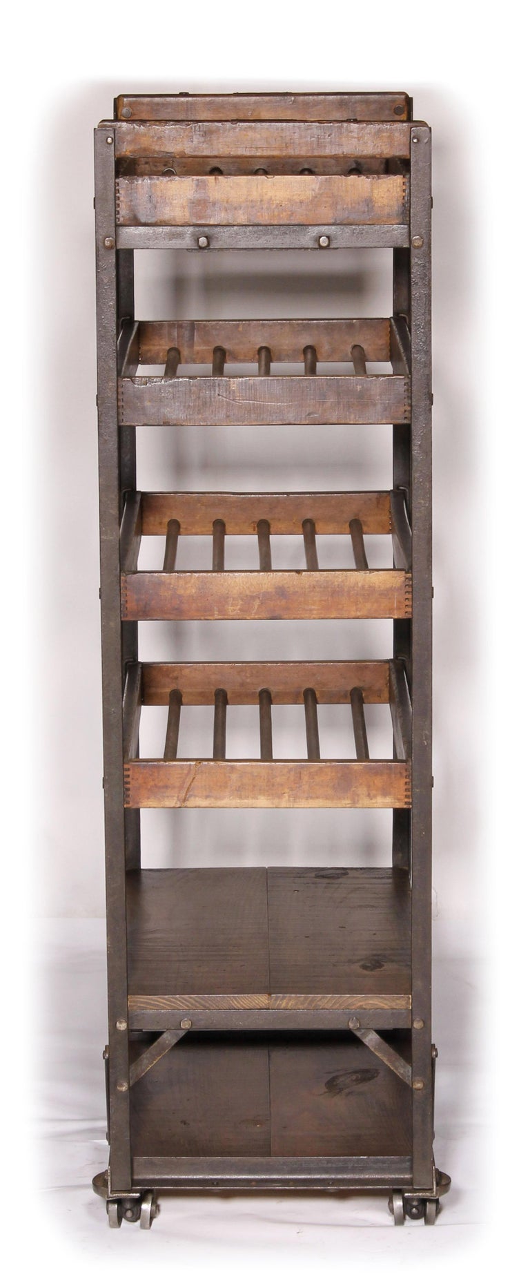 Rolling Storage Rack at 1stDibs