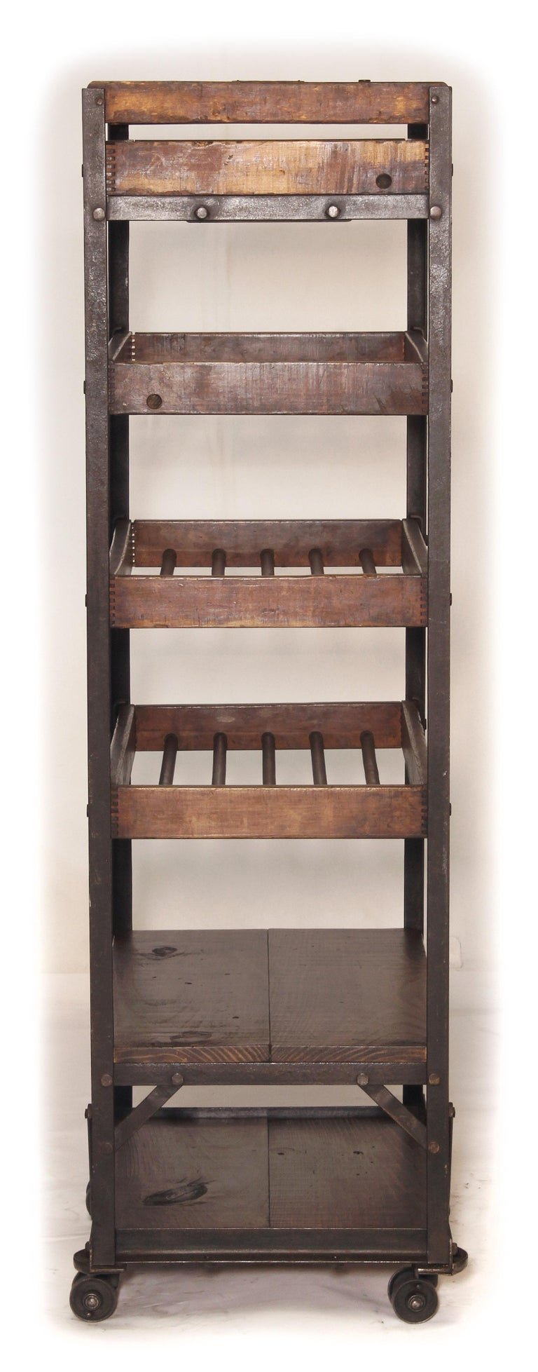 Rolling Storage Rack at 1stDibs