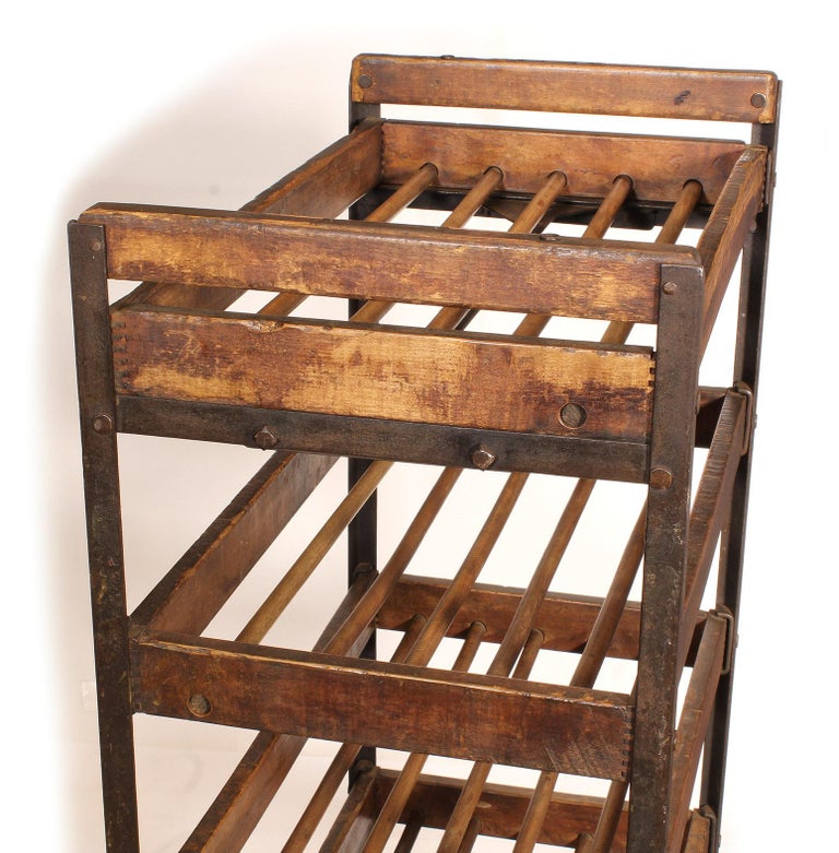 Rolling Storage Rack at 1stDibs