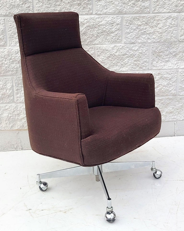 Rolling Task Chair by Directional in the Style of Kipp Stewart Directional For Sale at 1stDibs