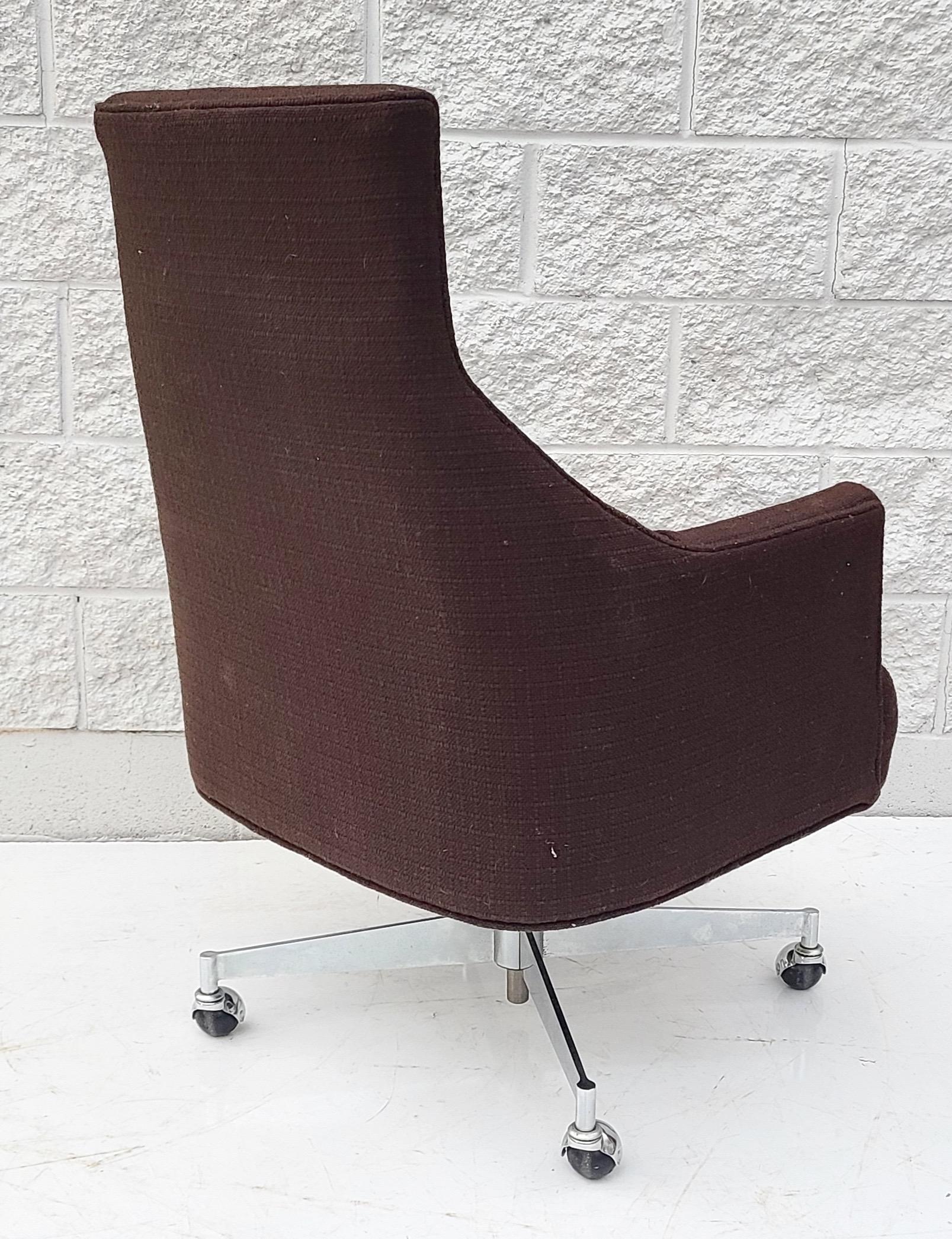 Rolling Task Chair von Dunbar Furniture Company (Moderne der Mitte des Jahrhunderts) im Angebot