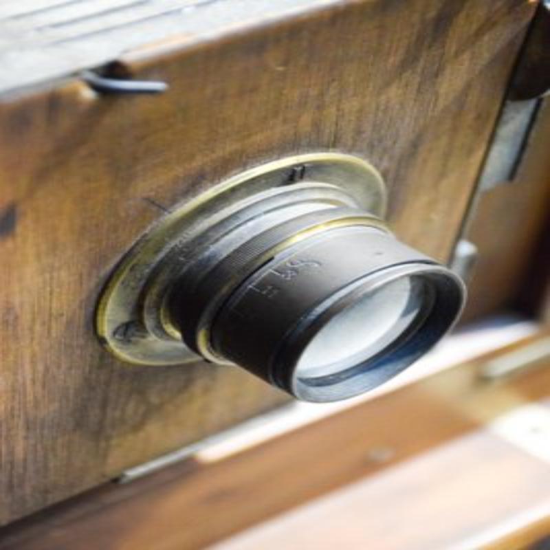 Rollende Werkstattkamera aus Holz, 1950er Jahre im Angebot 3
