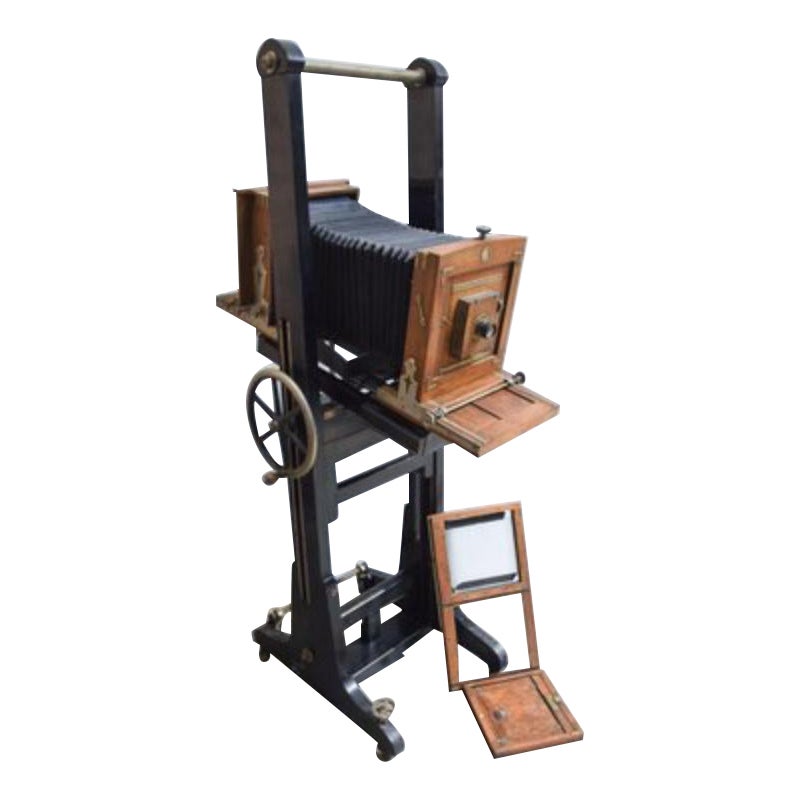 Rollende Werkstattkamera aus Holz, 1950er Jahre im Angebot