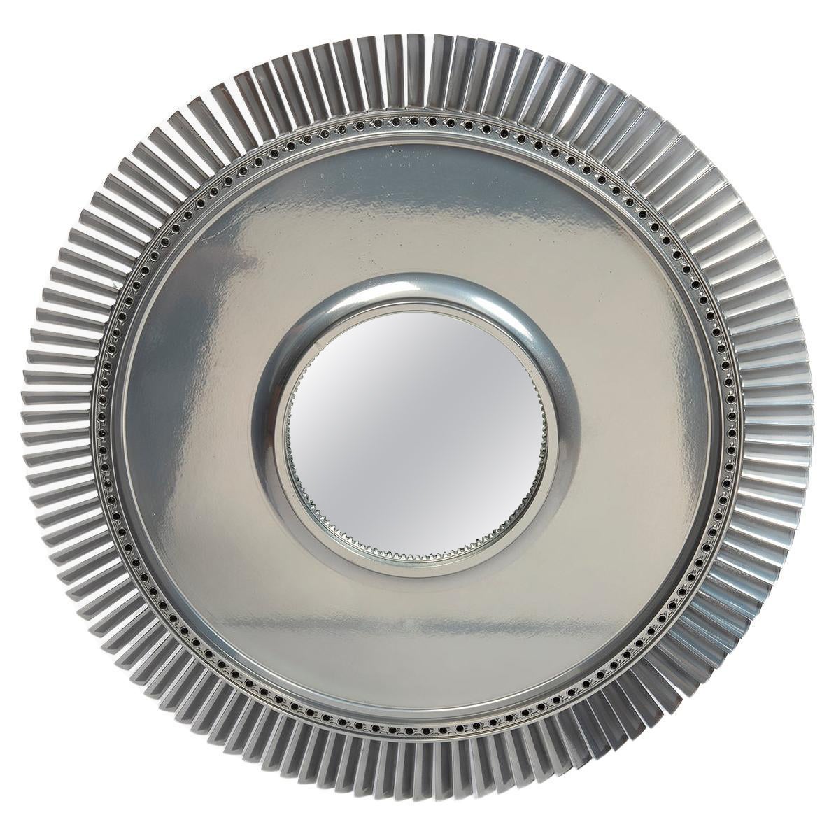 Rolls Royce Avon Jet Engine Fan Blade Mirror: RAF Canberra, Year 1960.