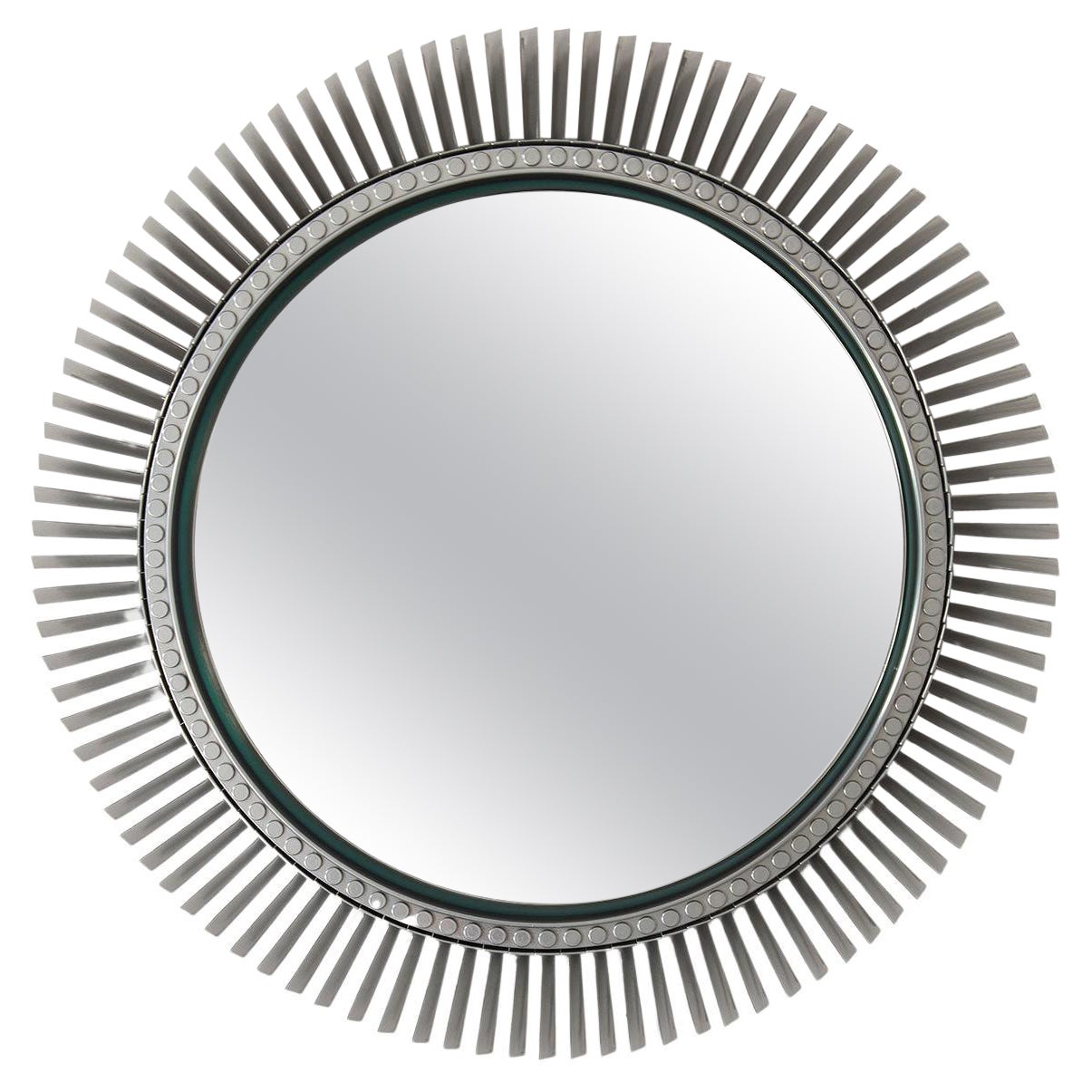Rolls Royce Avon Jet Turbine Wall Mirror. Engine Blade Circa 1960's.