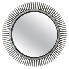 Rolls Royce Avon Jet Turbine Wall Mirror. Engine Blade Circa 1960's.